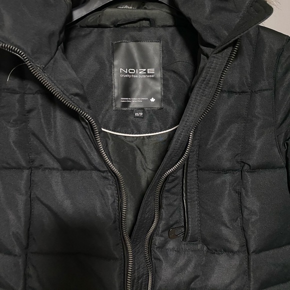 Noize Harper Quilted Faux Fur Trim Parka - Picture 7 of 8